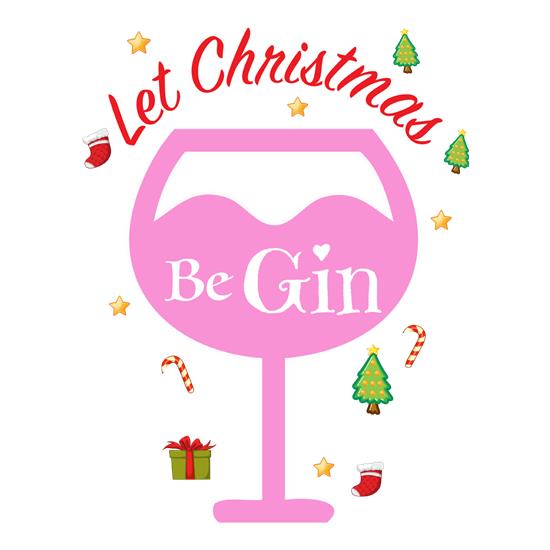 Let Christmas Be Gin t shirt